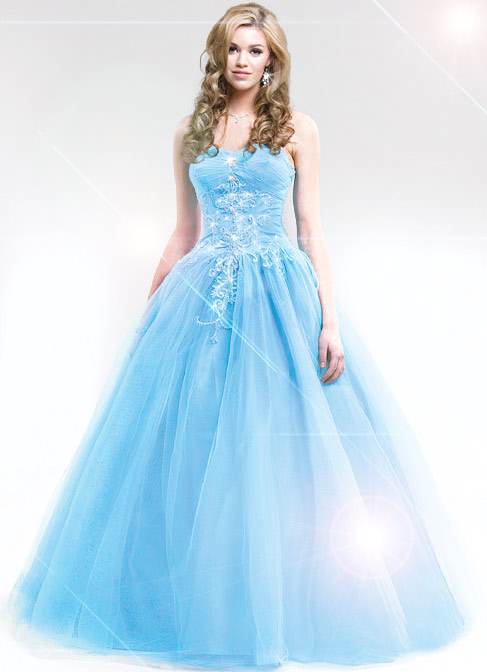 baby blue prom dresses